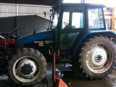 Siezed tractor - new holland